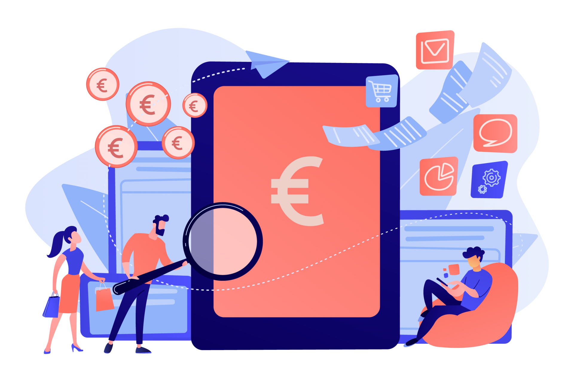 E-invoicing illustratie