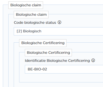 Biologische claim